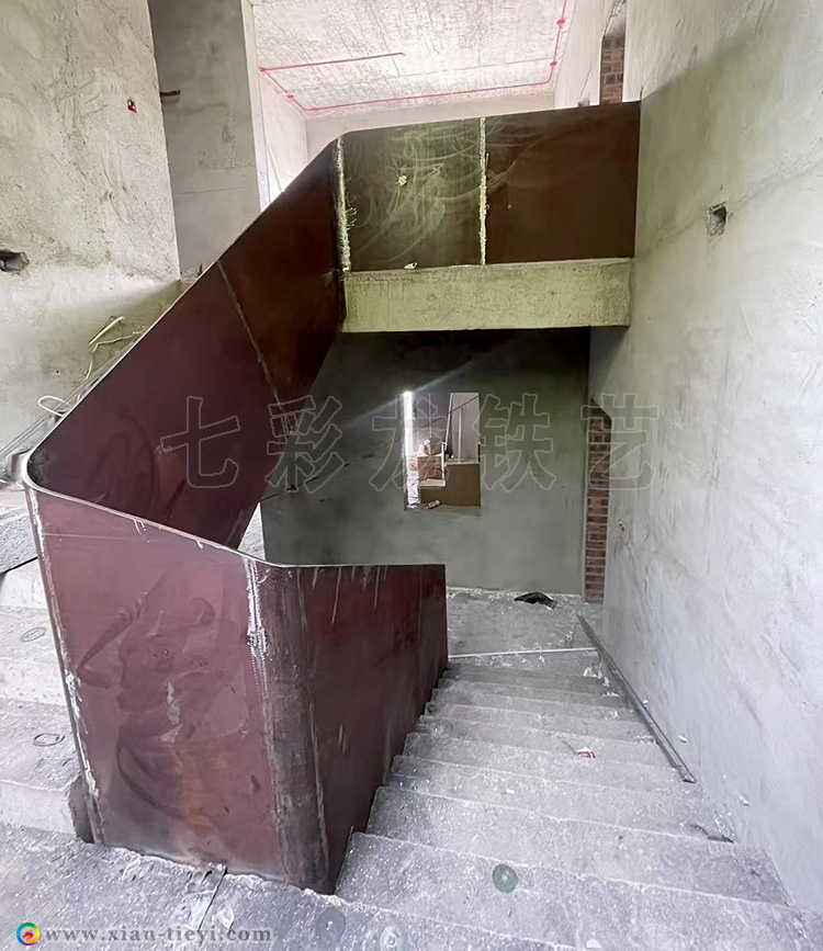 镇安钢结构栏板_1