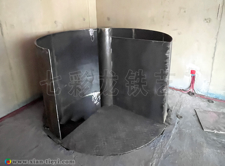 宝鸡美墅壹号高栏旋转楼梯_5